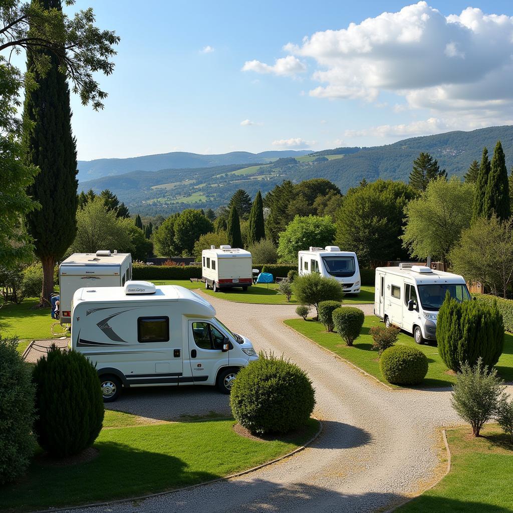 Scenic Spanish Campsite Views