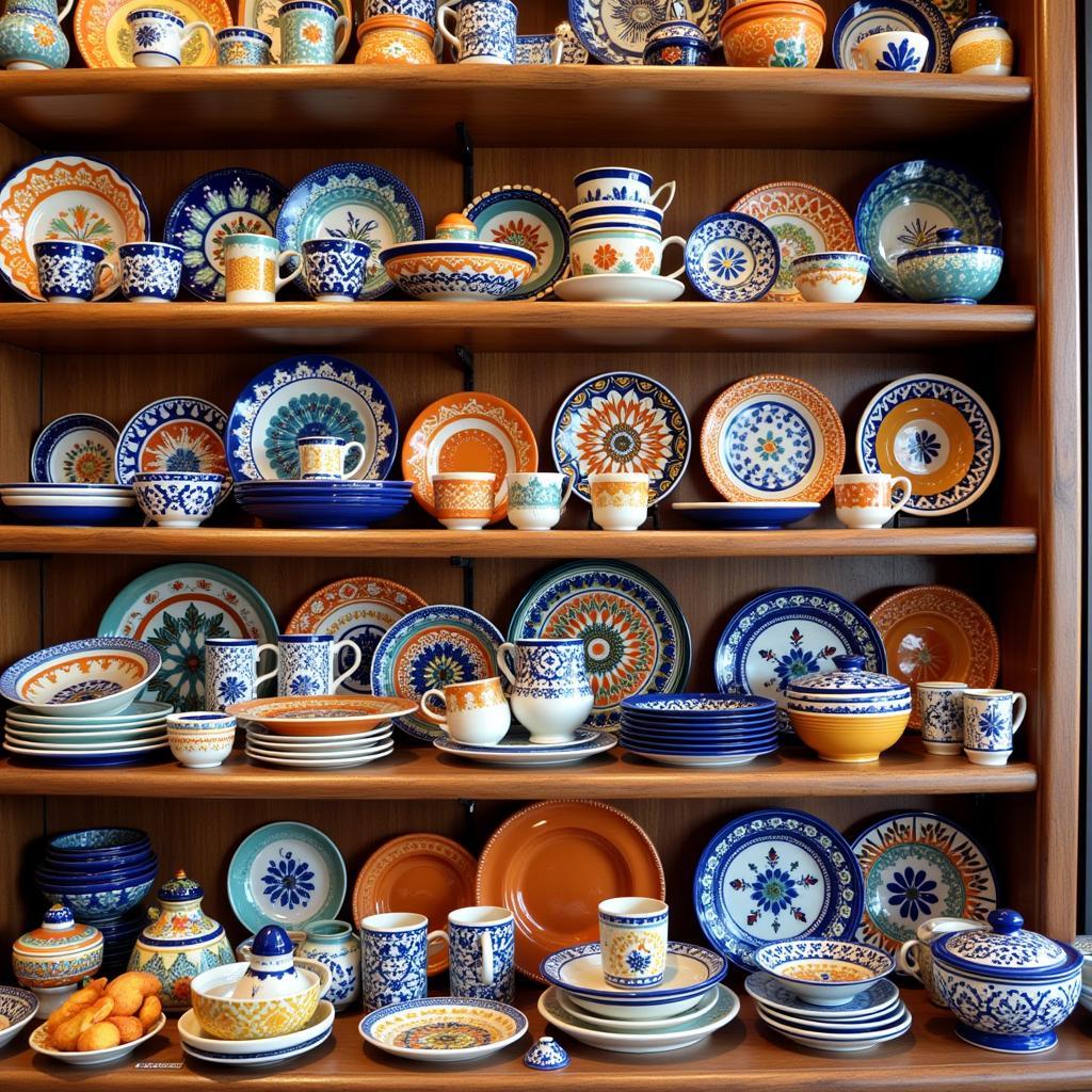 Vibrant Spanish Ceramics on Display