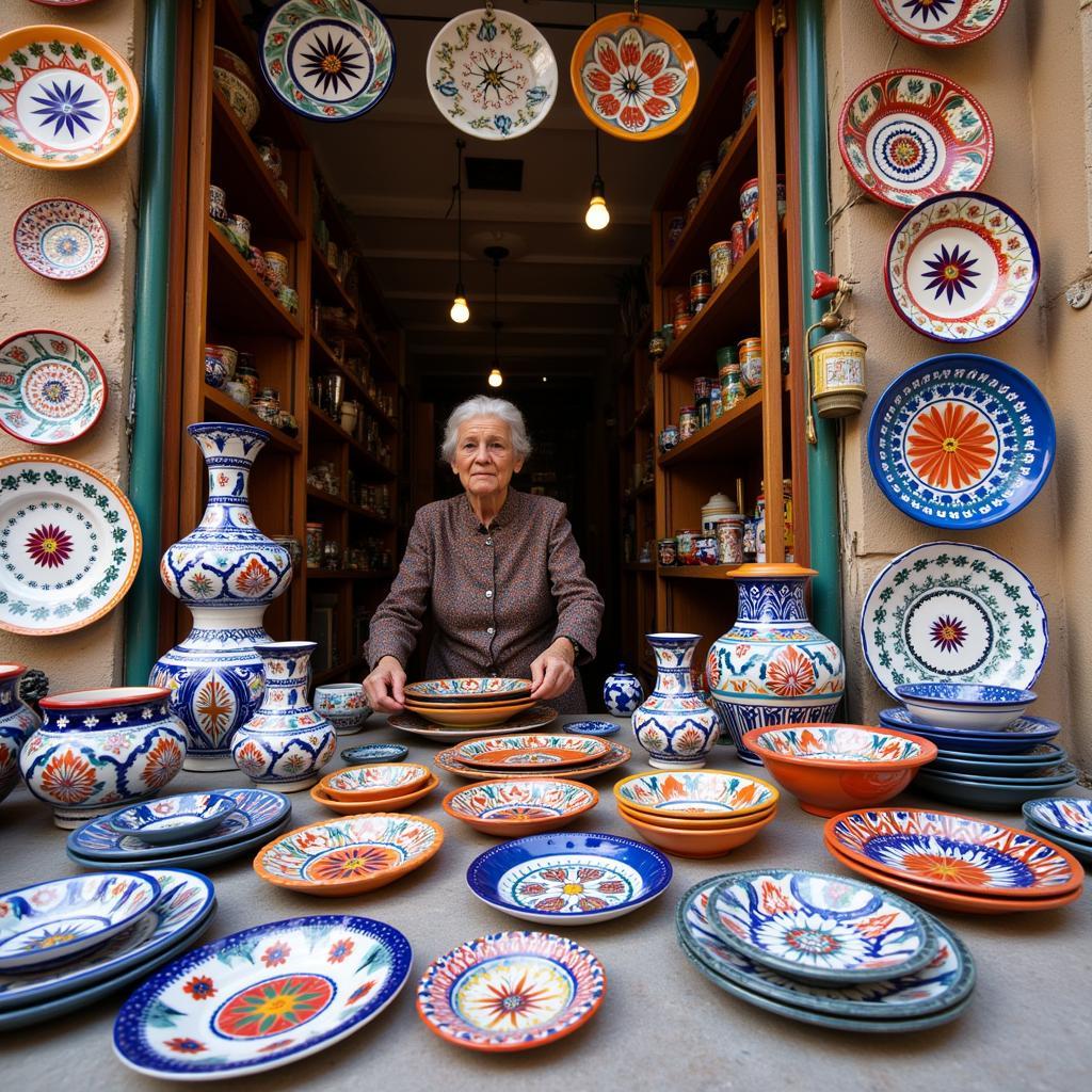 Traditional Spanish Ceramics Shop