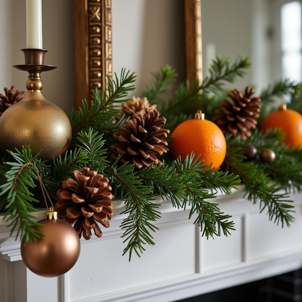 Spanish Christmas Mantel Inspiration