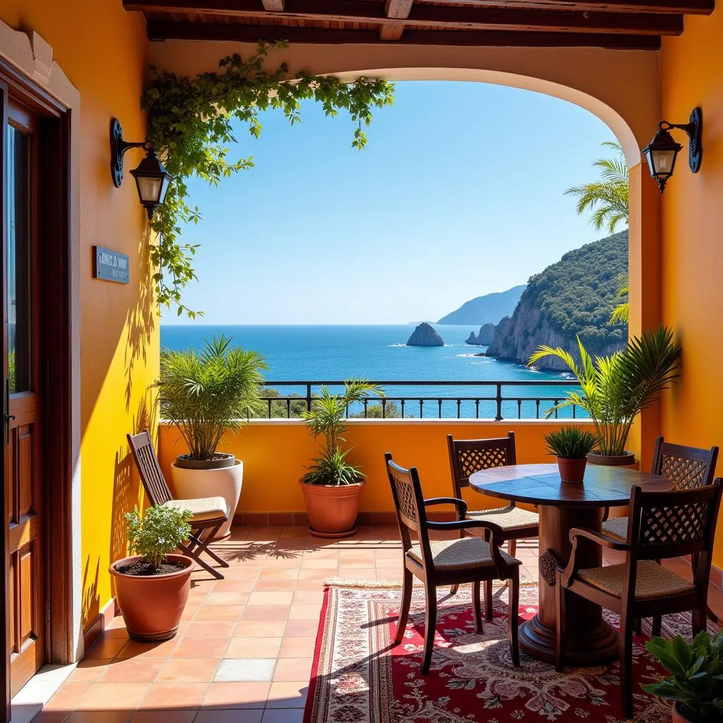 Homestay overlooking the Mediterranean Sea