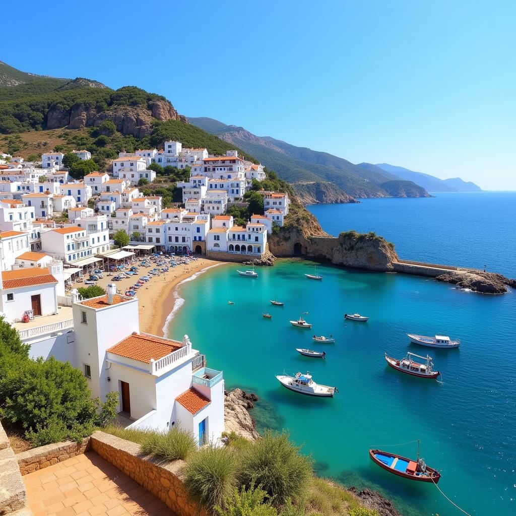 Picturesque Spanish Coastal Town