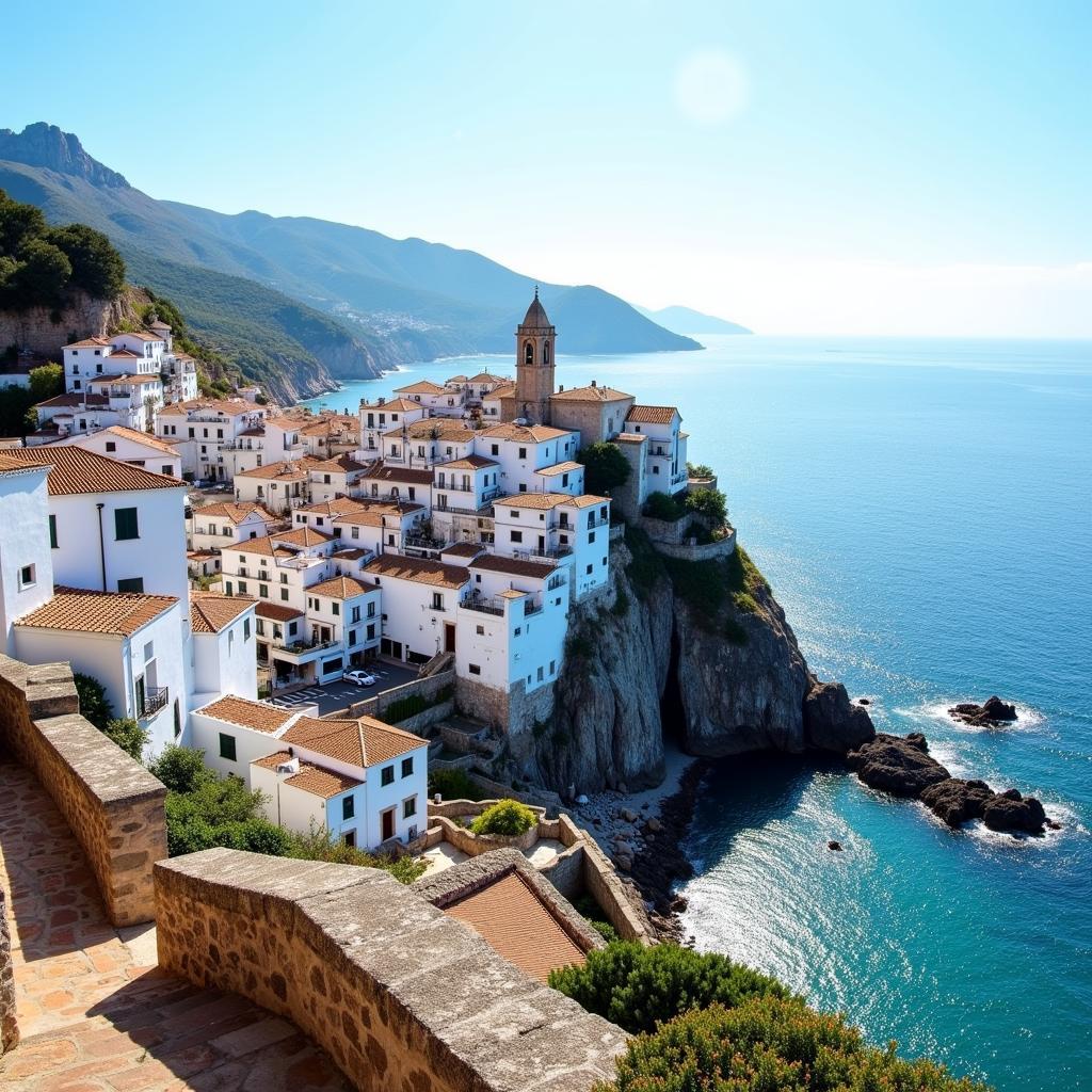 Picturesque Spanish Coastal Town