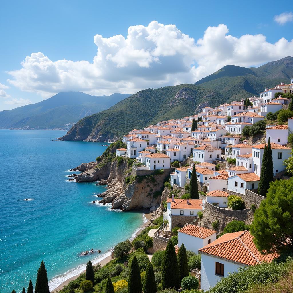 Picturesque Coastal Town in Spain