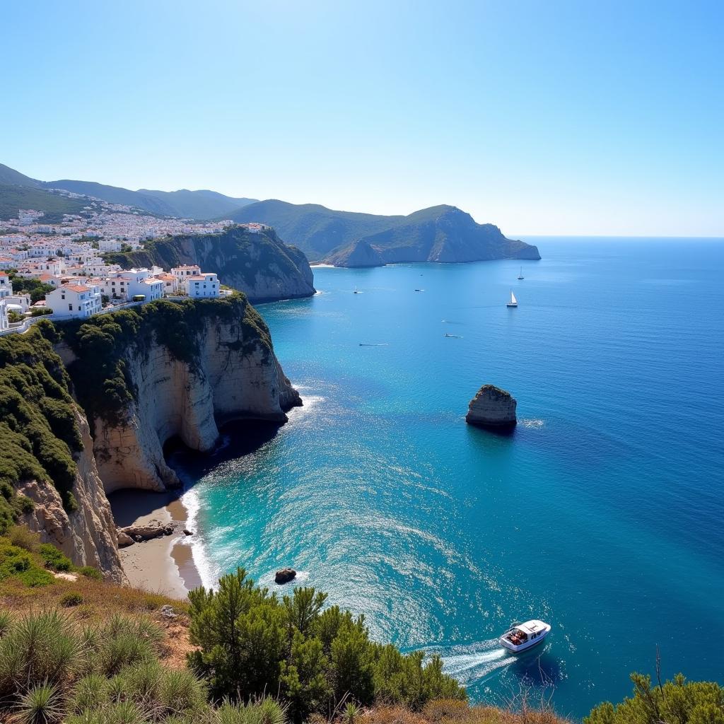 Picturesque Spanish Coastal View