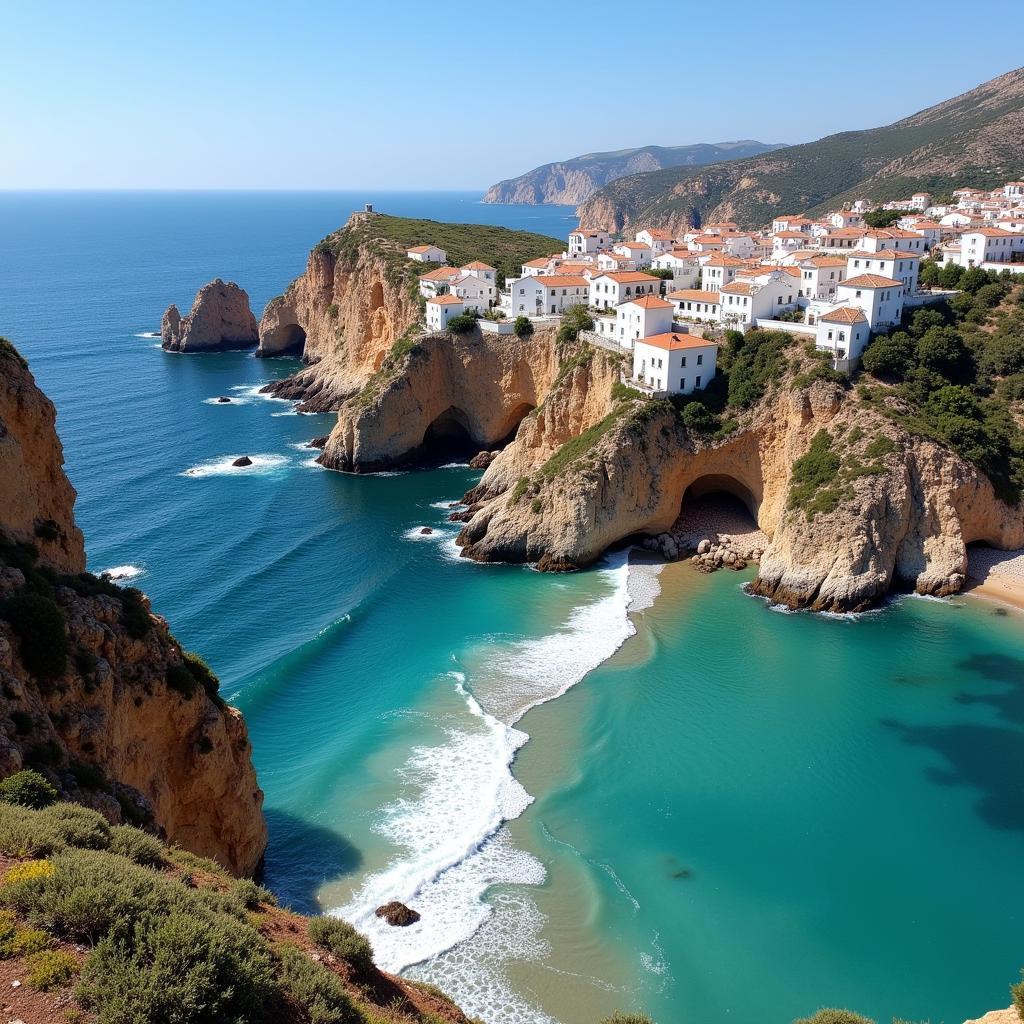 Spanish coastline near Caracola Cabo Home