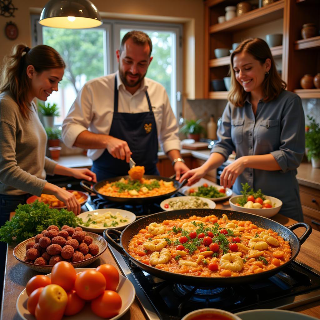 Interactive Spanish Cooking Class