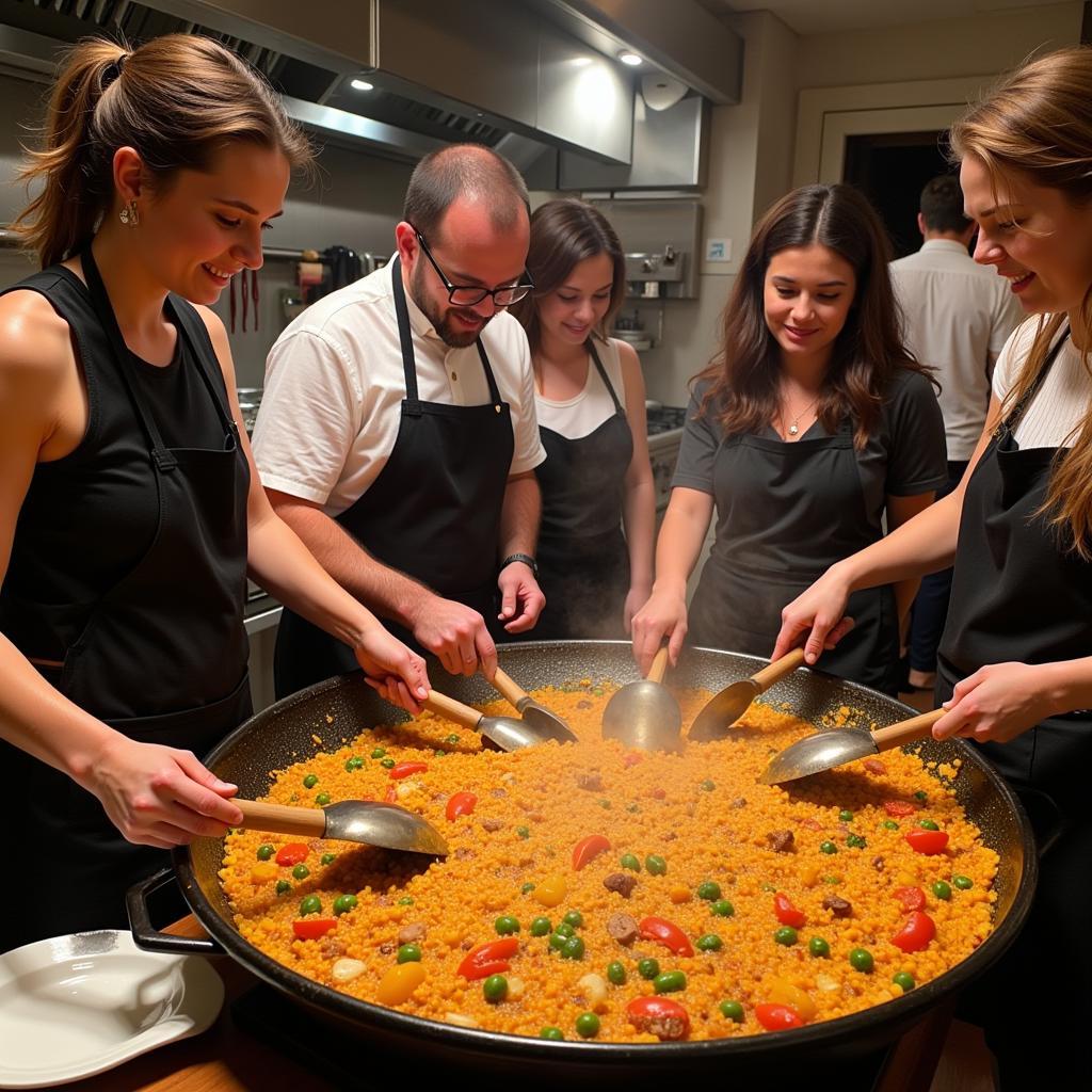 Authentic Paella Cooking Class