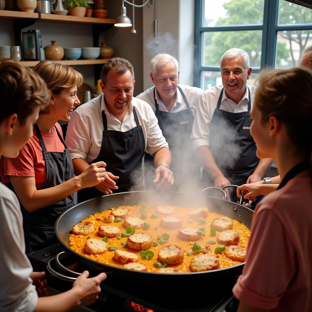 Authentic Paella Cooking Class