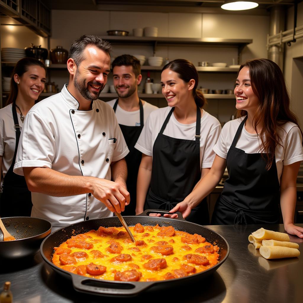 Learning to Cook Paella in Spain