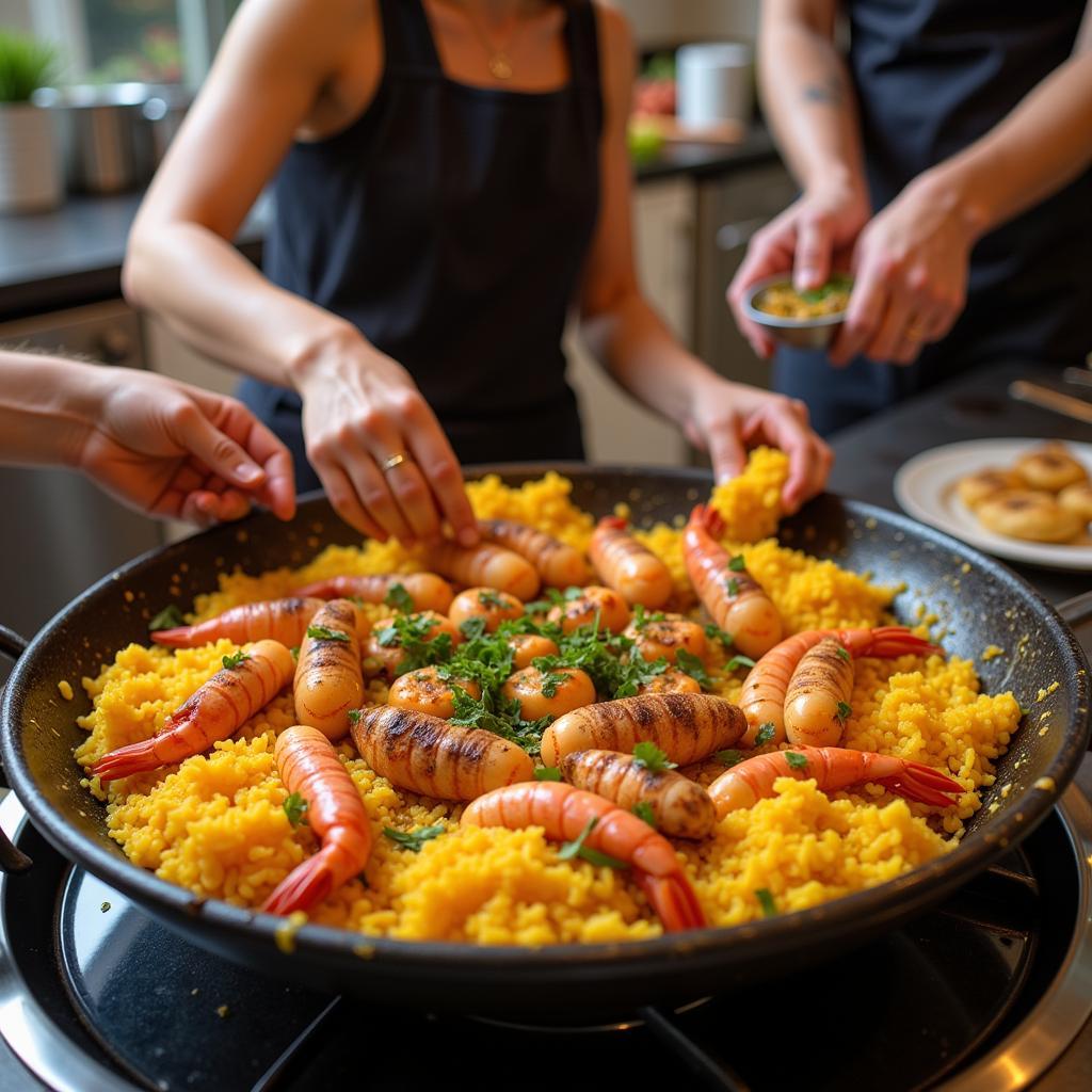 Learning the Art of Paella in a Local Home