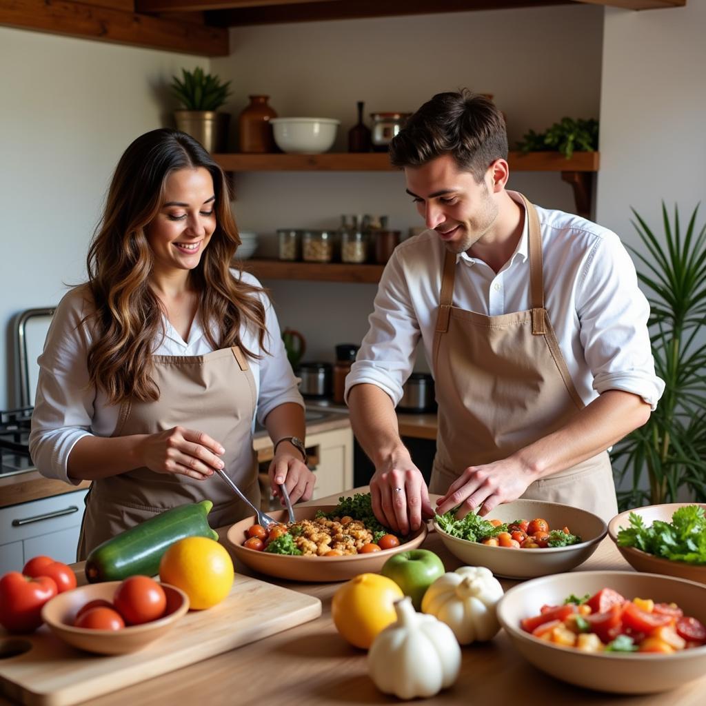 Learning to Cook Authentic Spanish Dishes During a Homestay