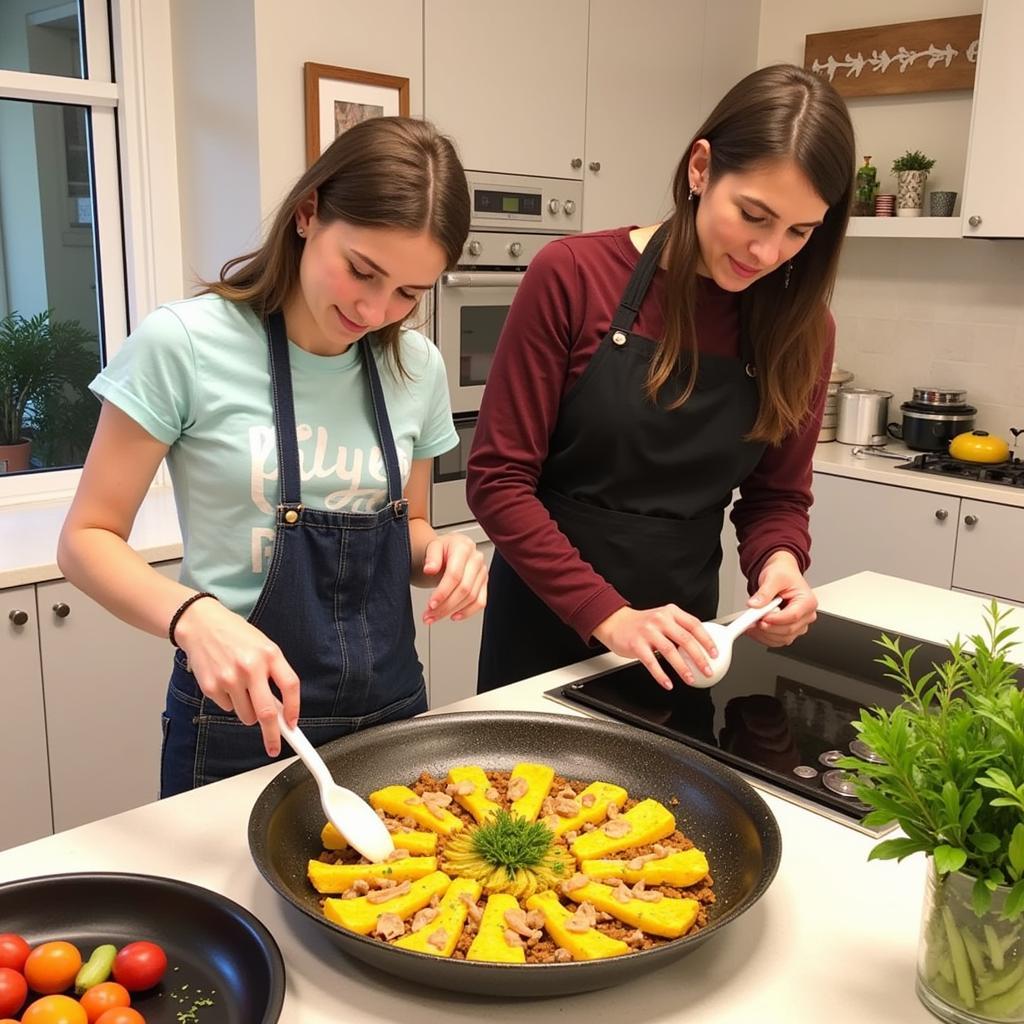 Interactive Spanish cooking class at Passion Home 3 Caminos