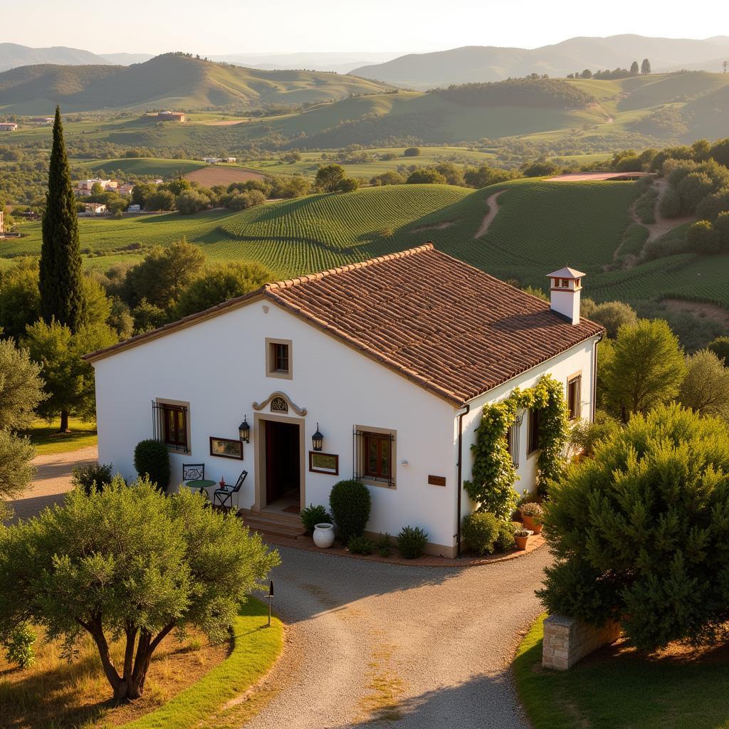 Farmhouse nestled in Spanish Countryside