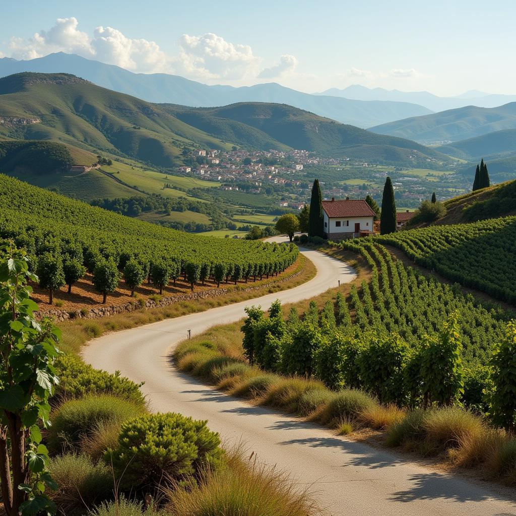 Scenic Spanish Countryside Road Trip