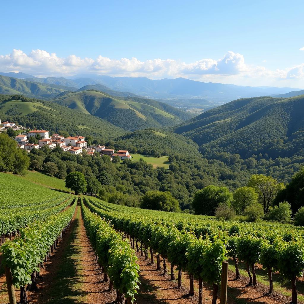 Spanish Countryside View