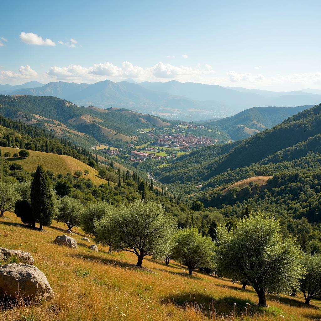 Scenic Spanish Countryside