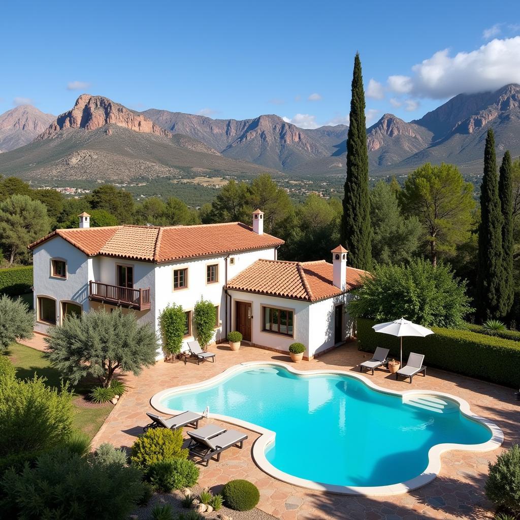 Luxury Villa with Mountain View