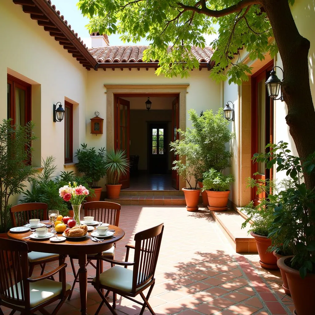 Charming Spanish Courtyard