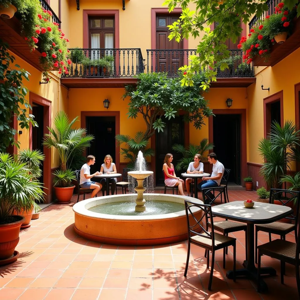 Traditional Spanish Courtyard