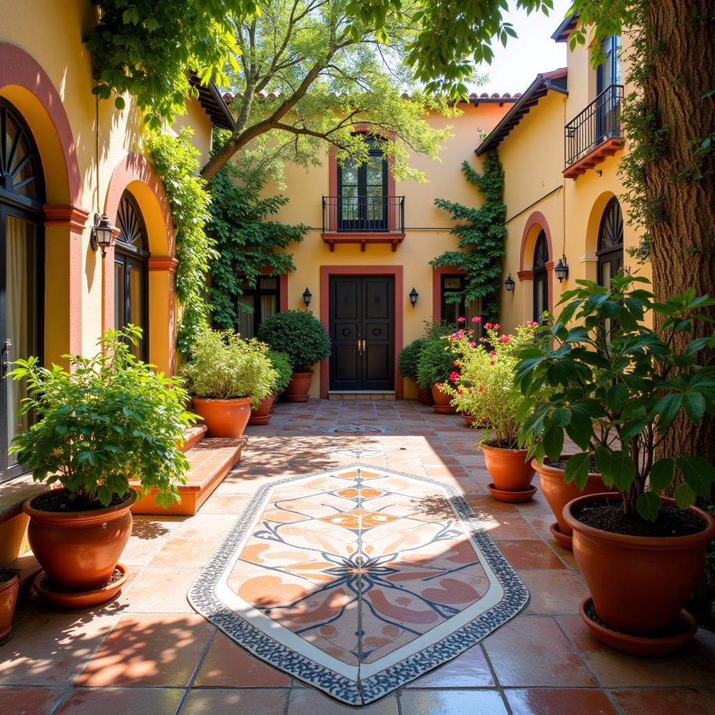 Charming Spanish Courtyard