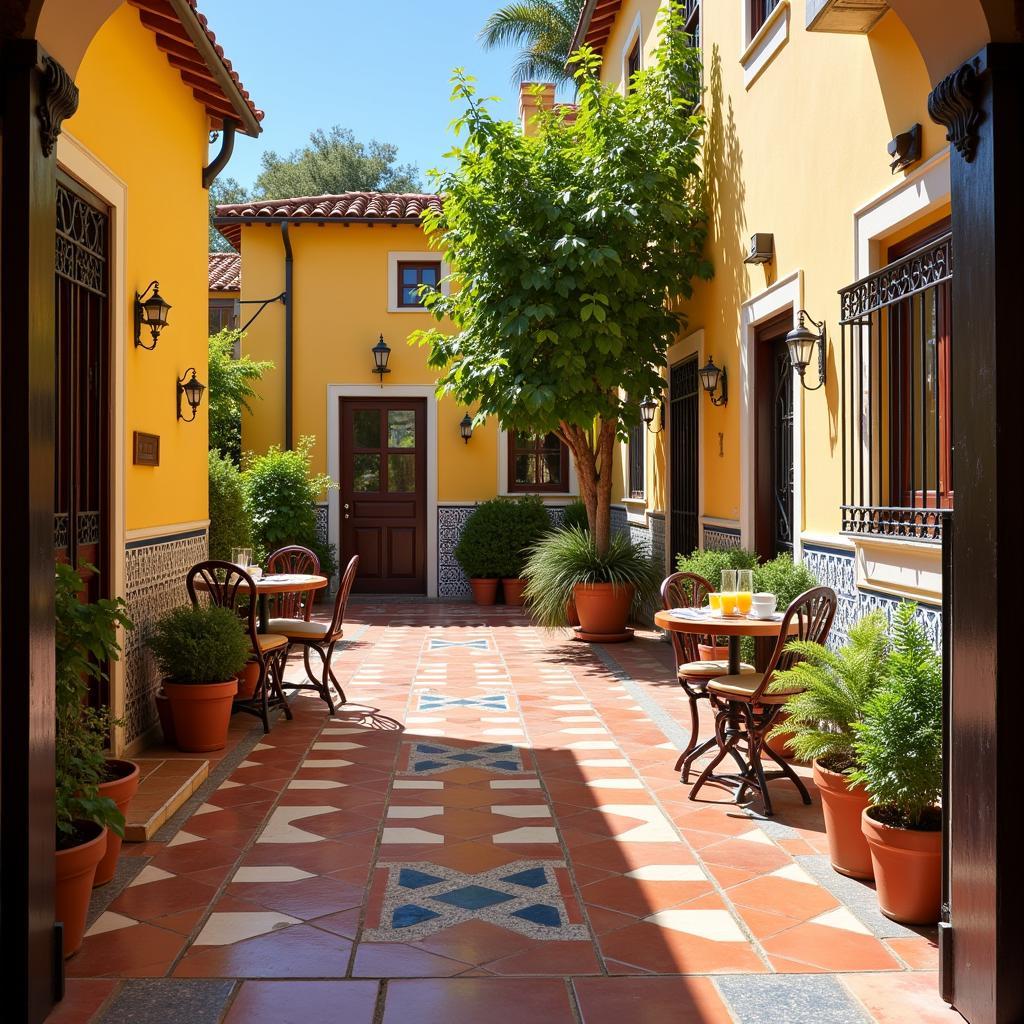 Traditional Spanish Courtyard