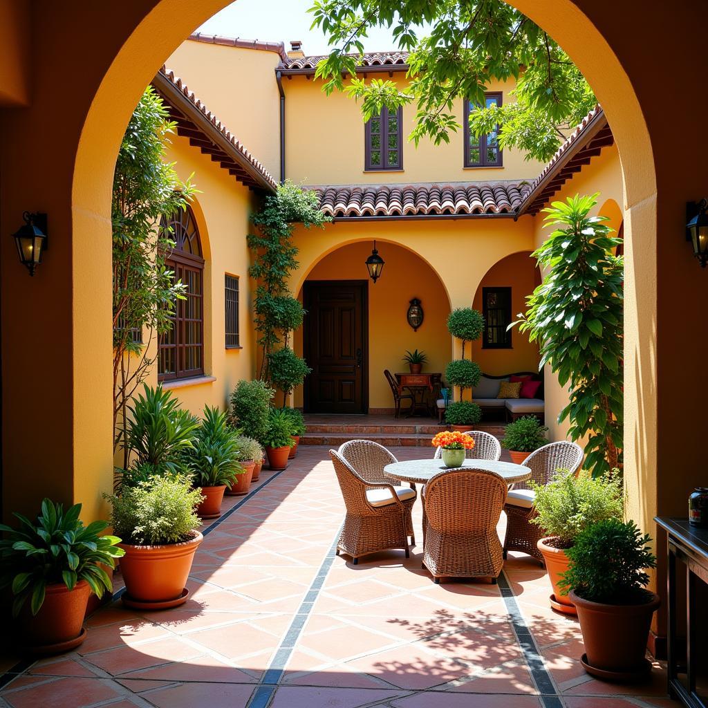 Charming Spanish Courtyard