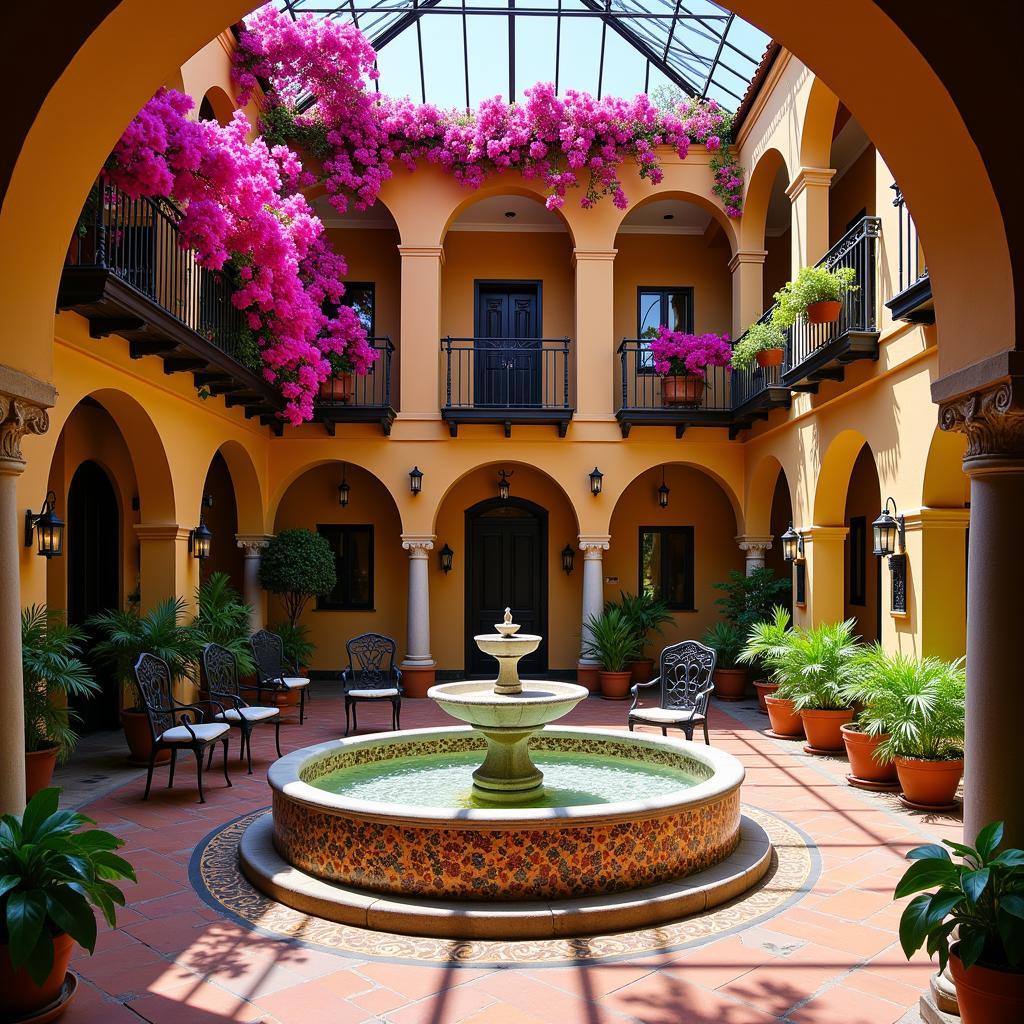 Charming Spanish Courtyard