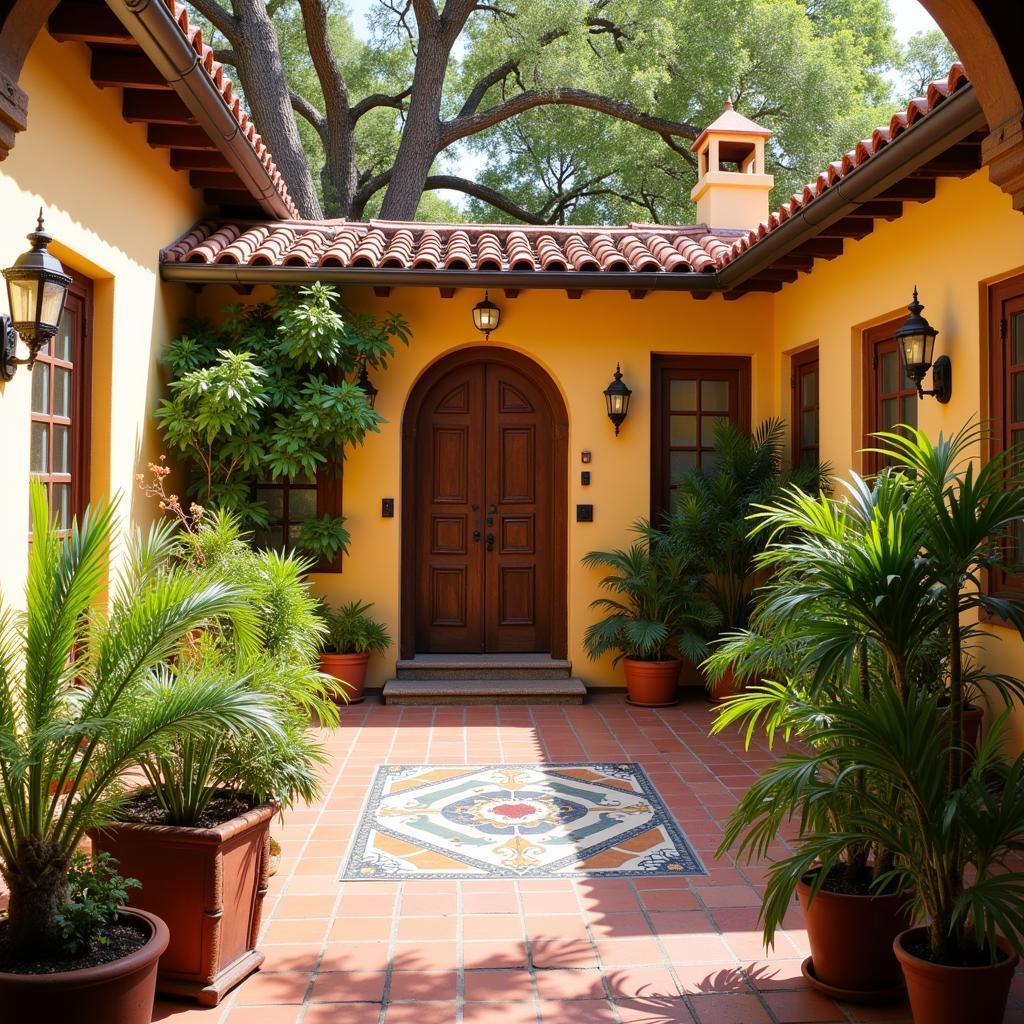 Charming Spanish Courtyard