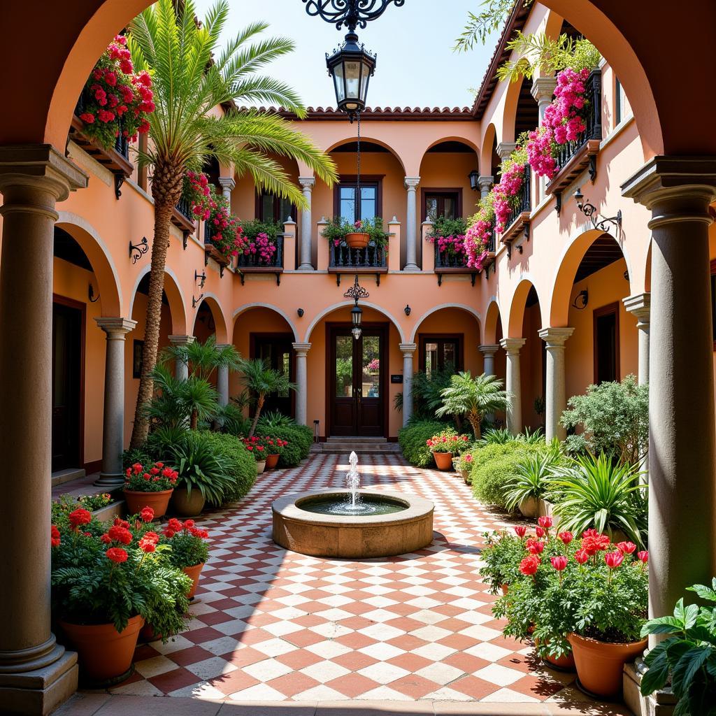 Charming Spanish Courtyard