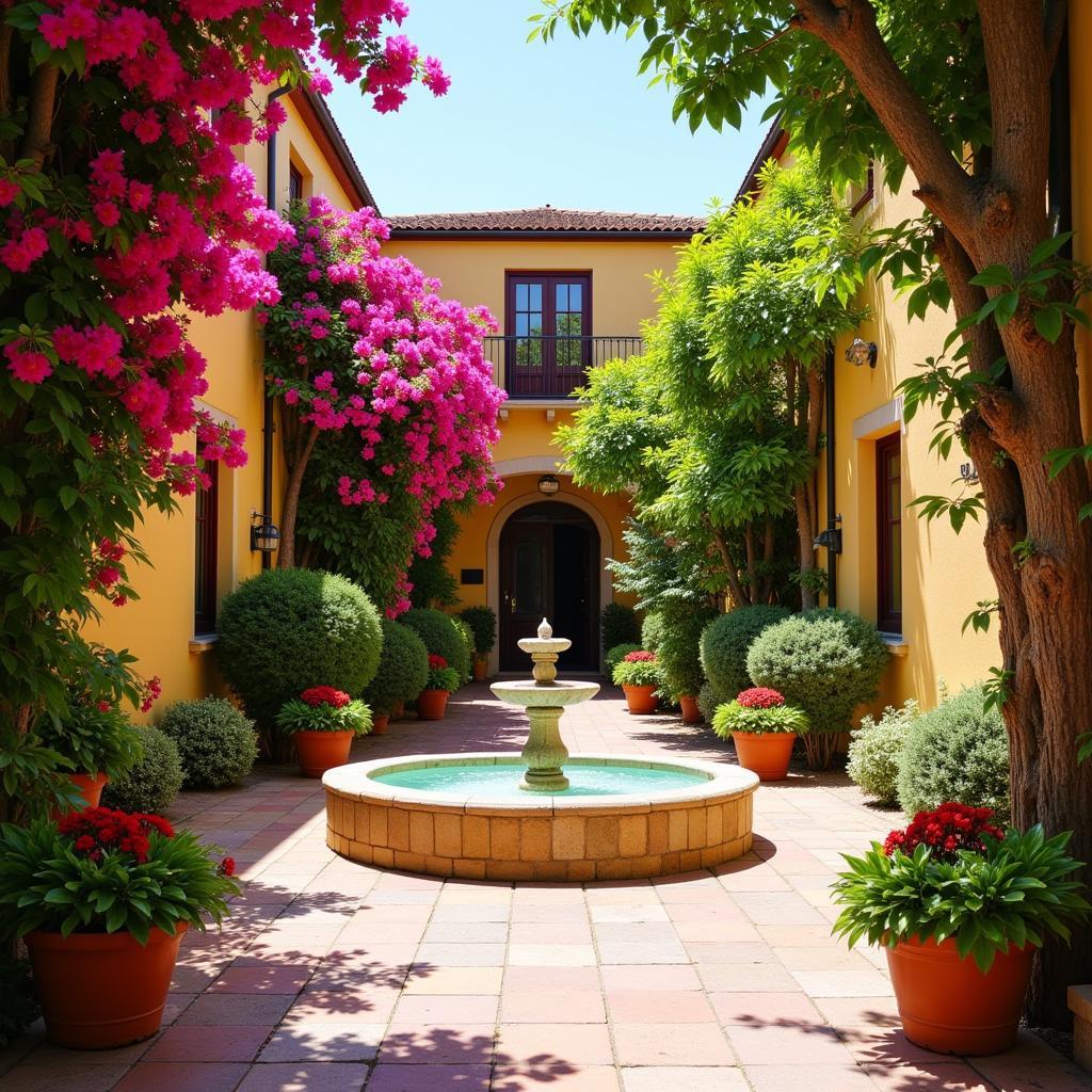 Traditional Spanish Courtyard