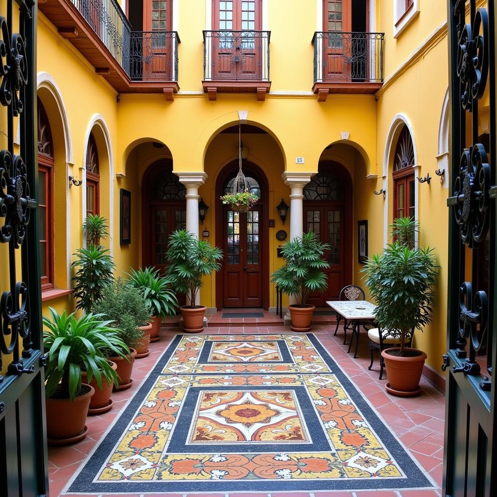 Cozy Spanish Courtyard