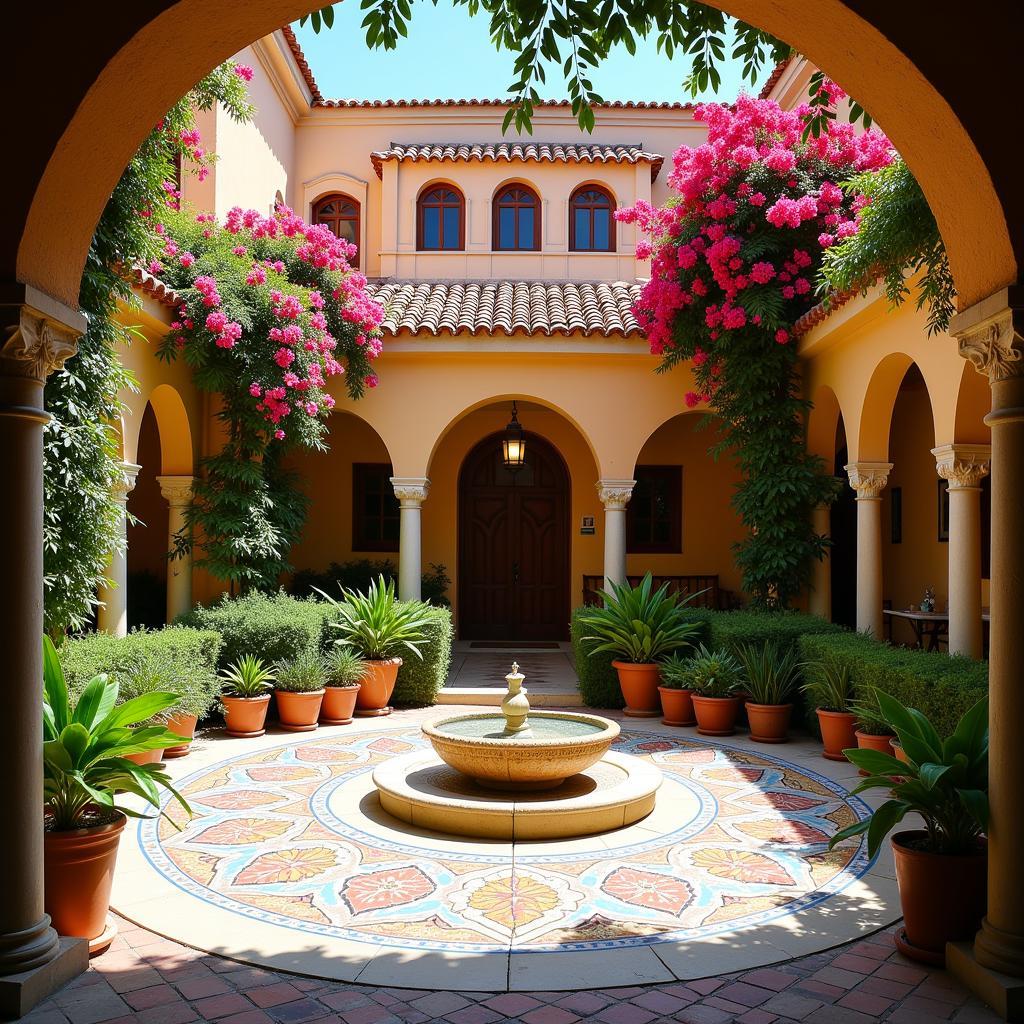 Charming Spanish Courtyard