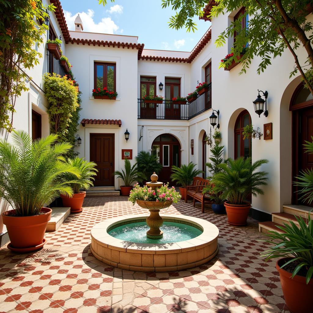 Charming Spanish Courtyard