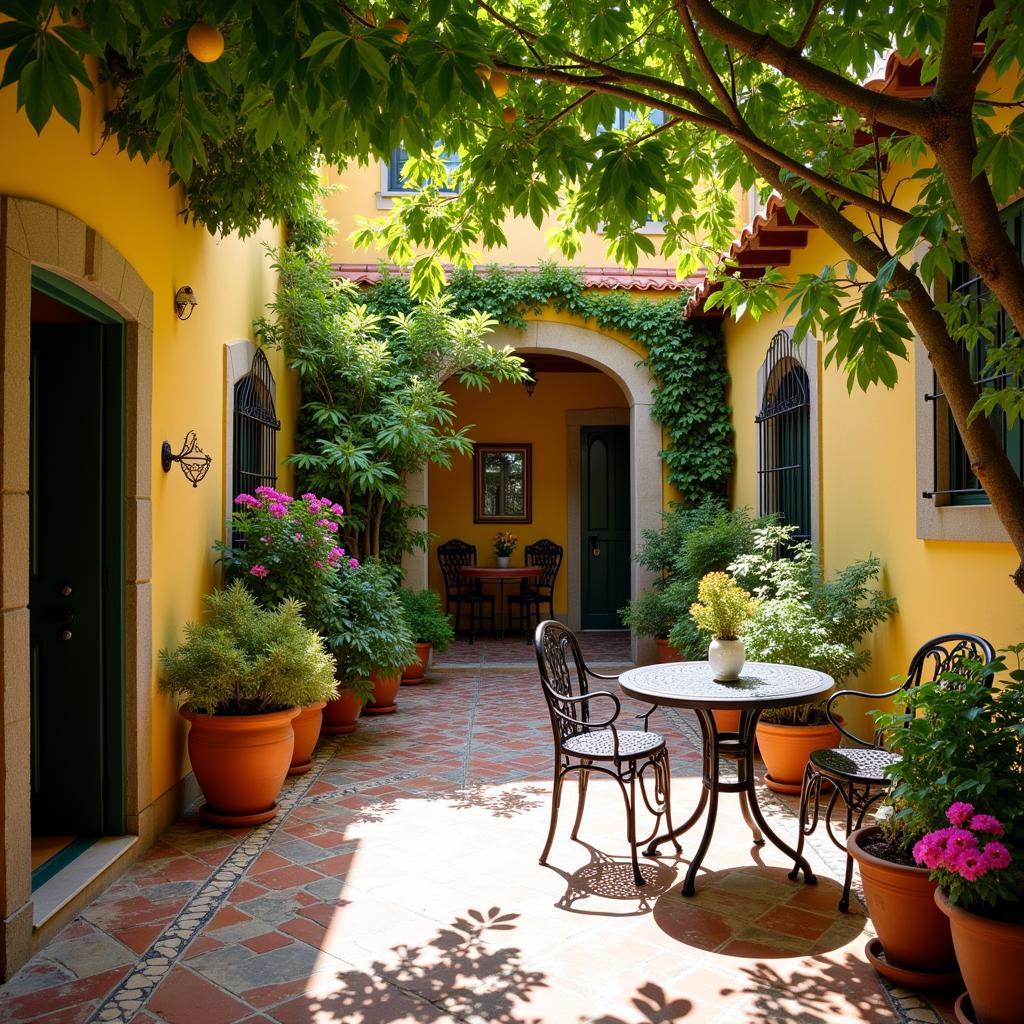 Cozy Spanish Courtyard