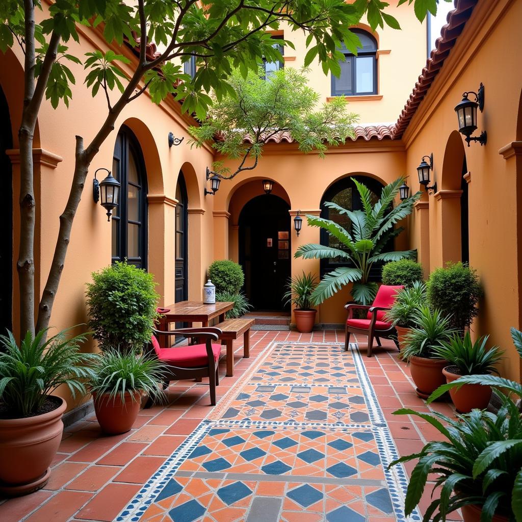 Charming Spanish Courtyard