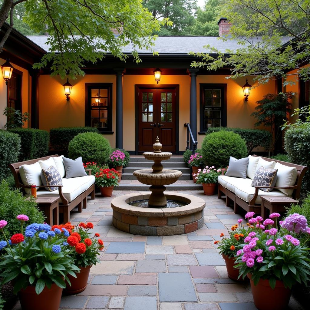 Traditional Spanish Courtyard