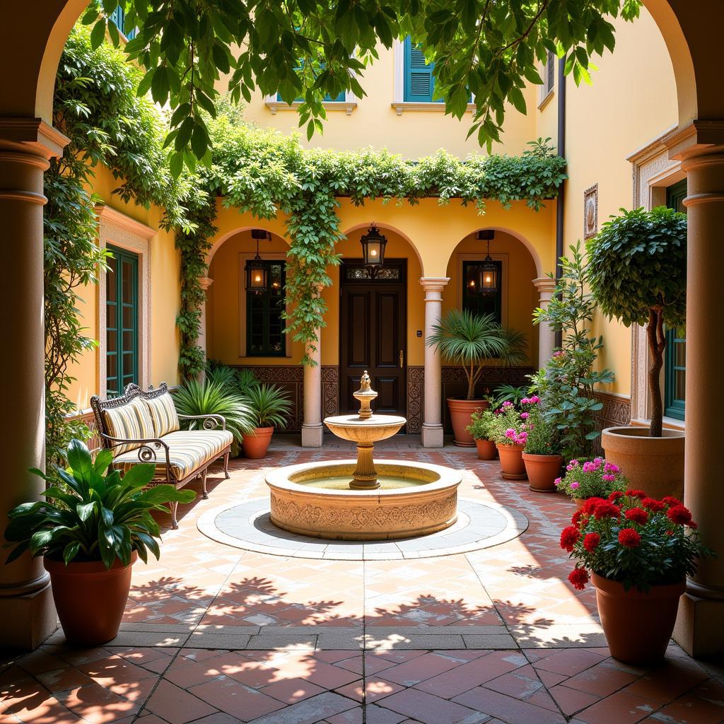 Charming Spanish Courtyard