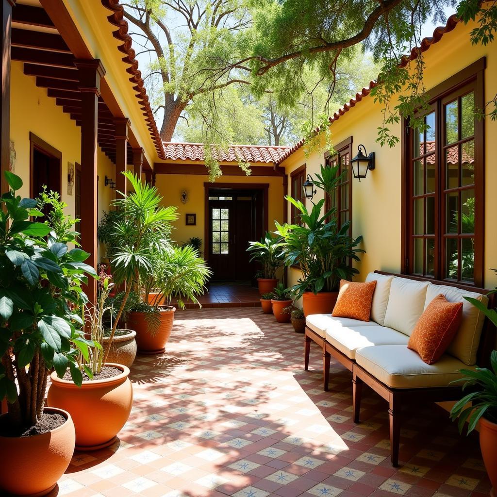 Charming Spanish Courtyard