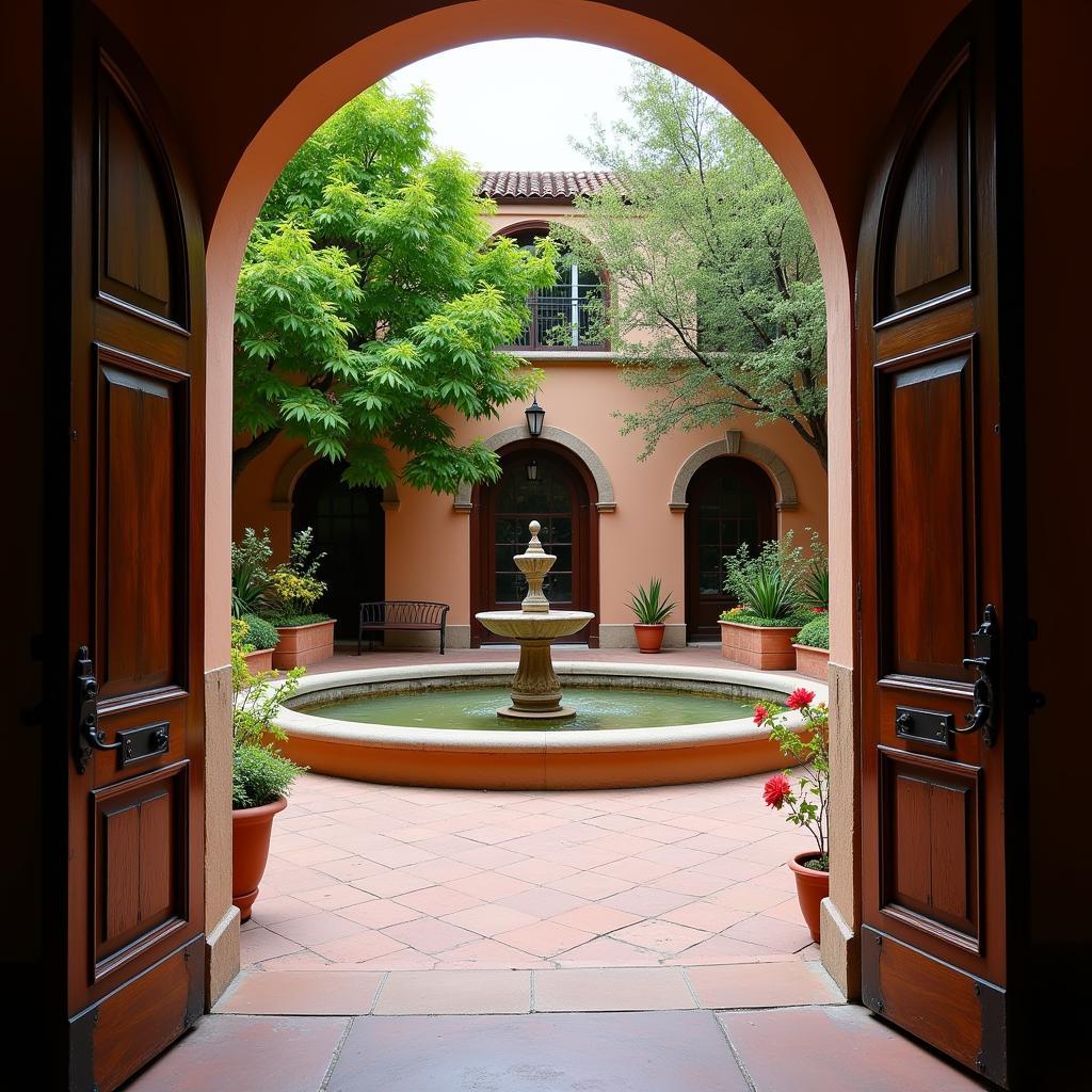 Tranquil Spanish Courtyard Apartment