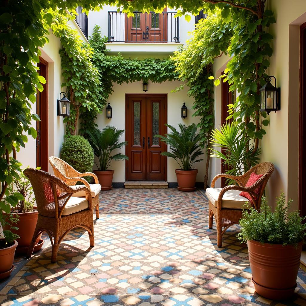 Charming Spanish Courtyard Apartment