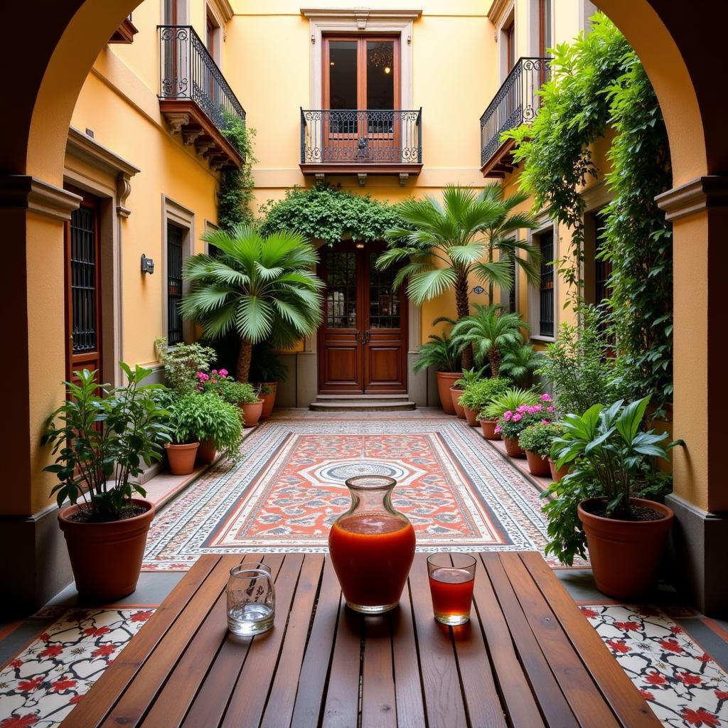 Charming Spanish Courtyard Apartment