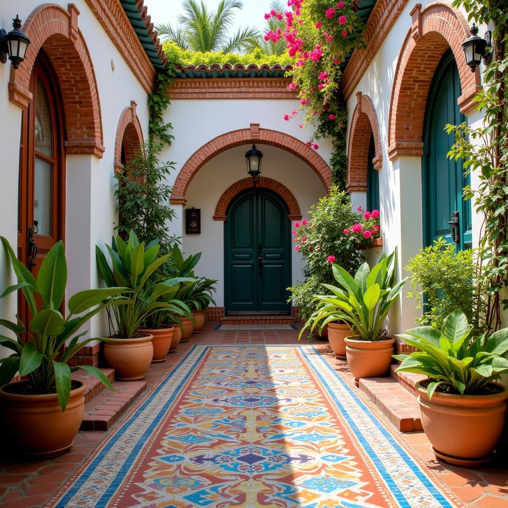 Cozy Spanish Courtyard with Azra Home