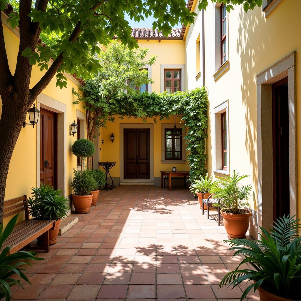 Spanish Courtyard at Curuxa Home