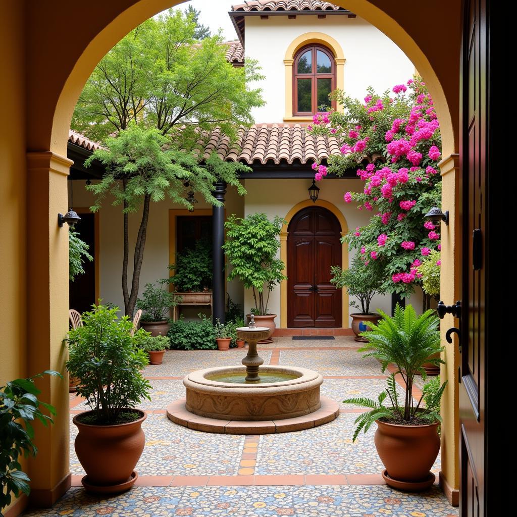 Charming Spanish Courtyard