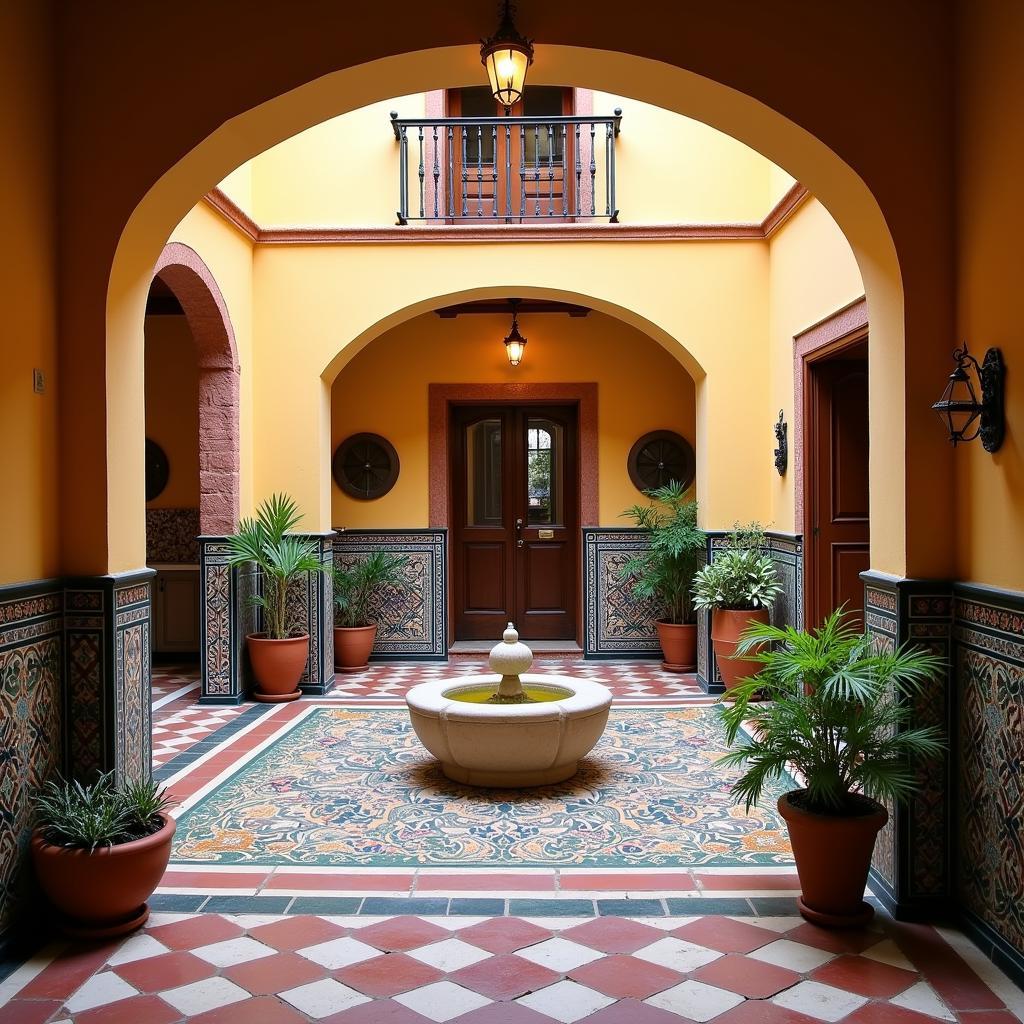 Charming Spanish Courtyard Home