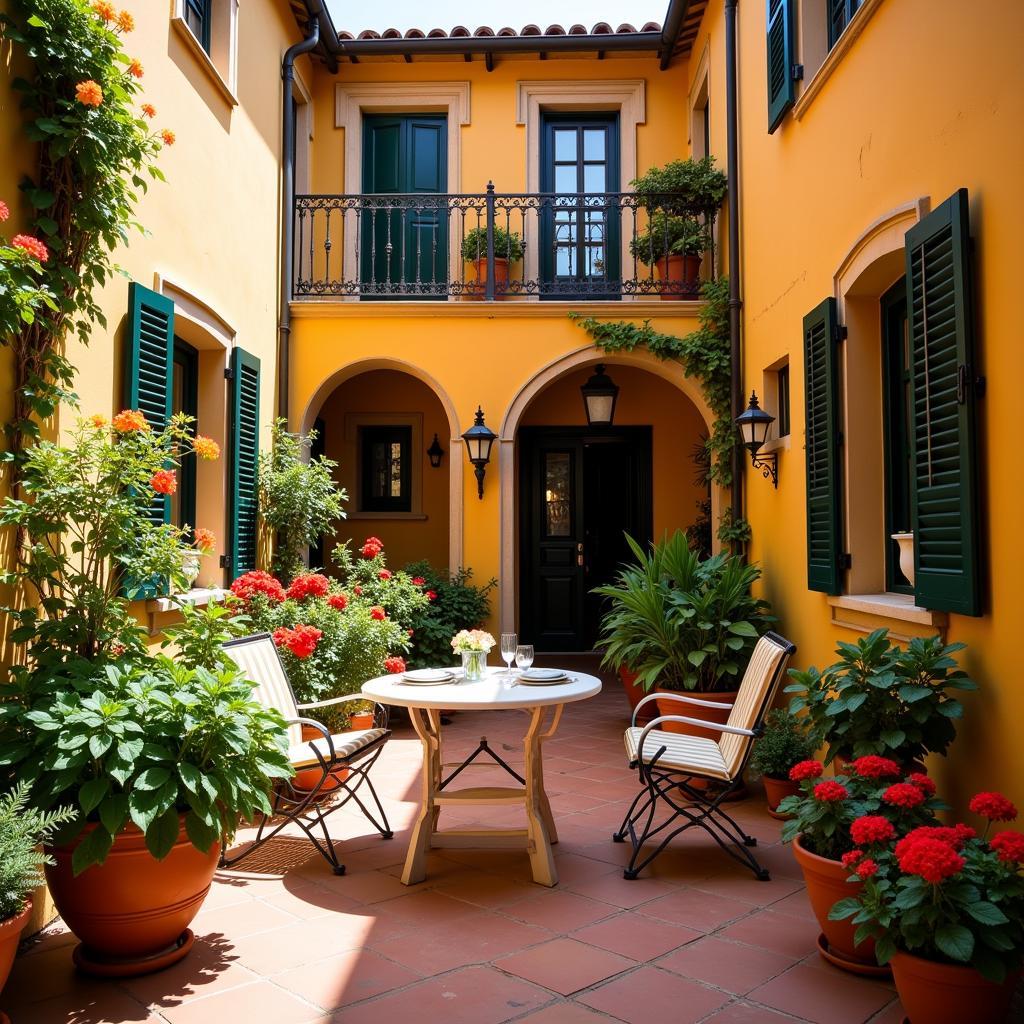 Charming Spanish courtyard home