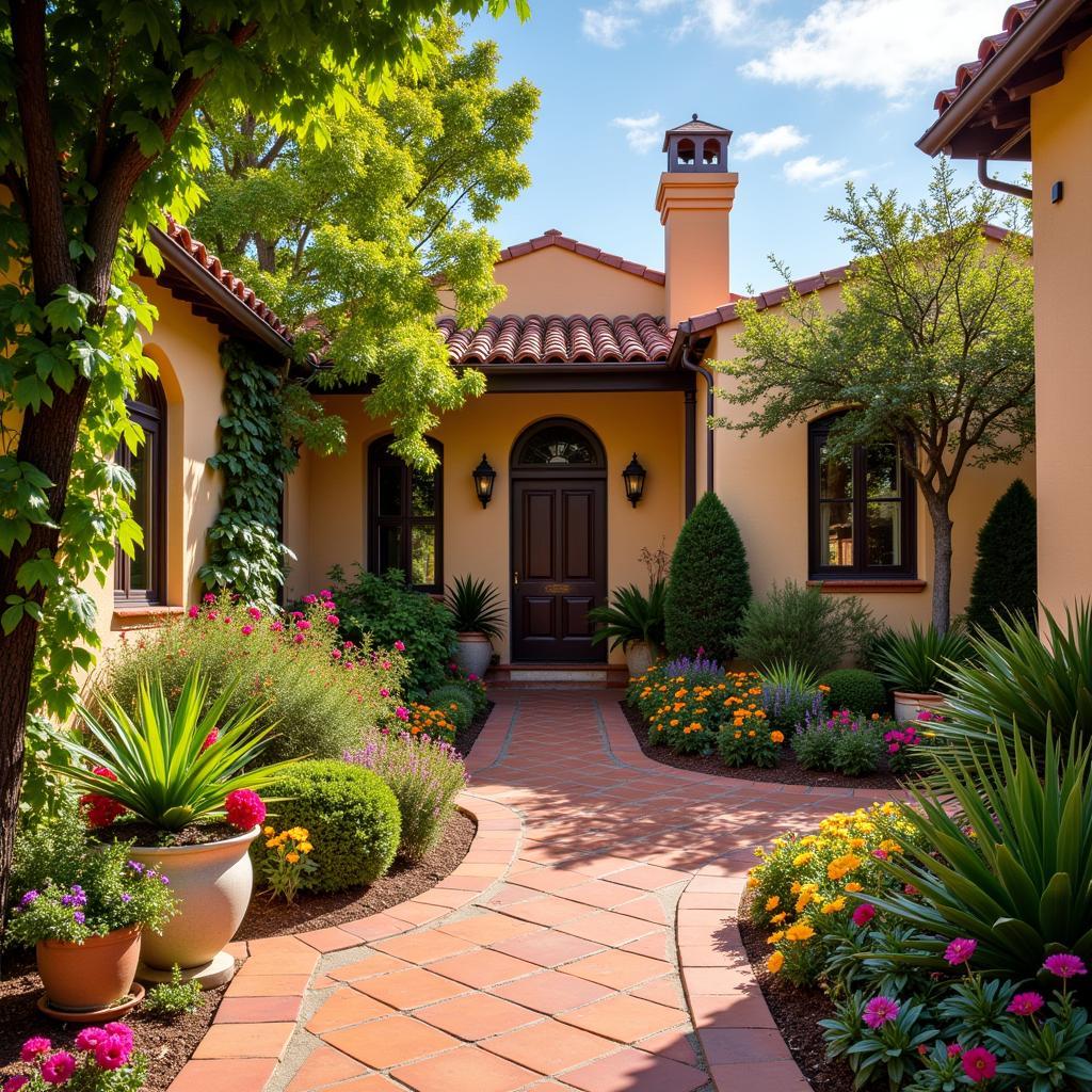 Cozy Spanish Courtyard Homestay