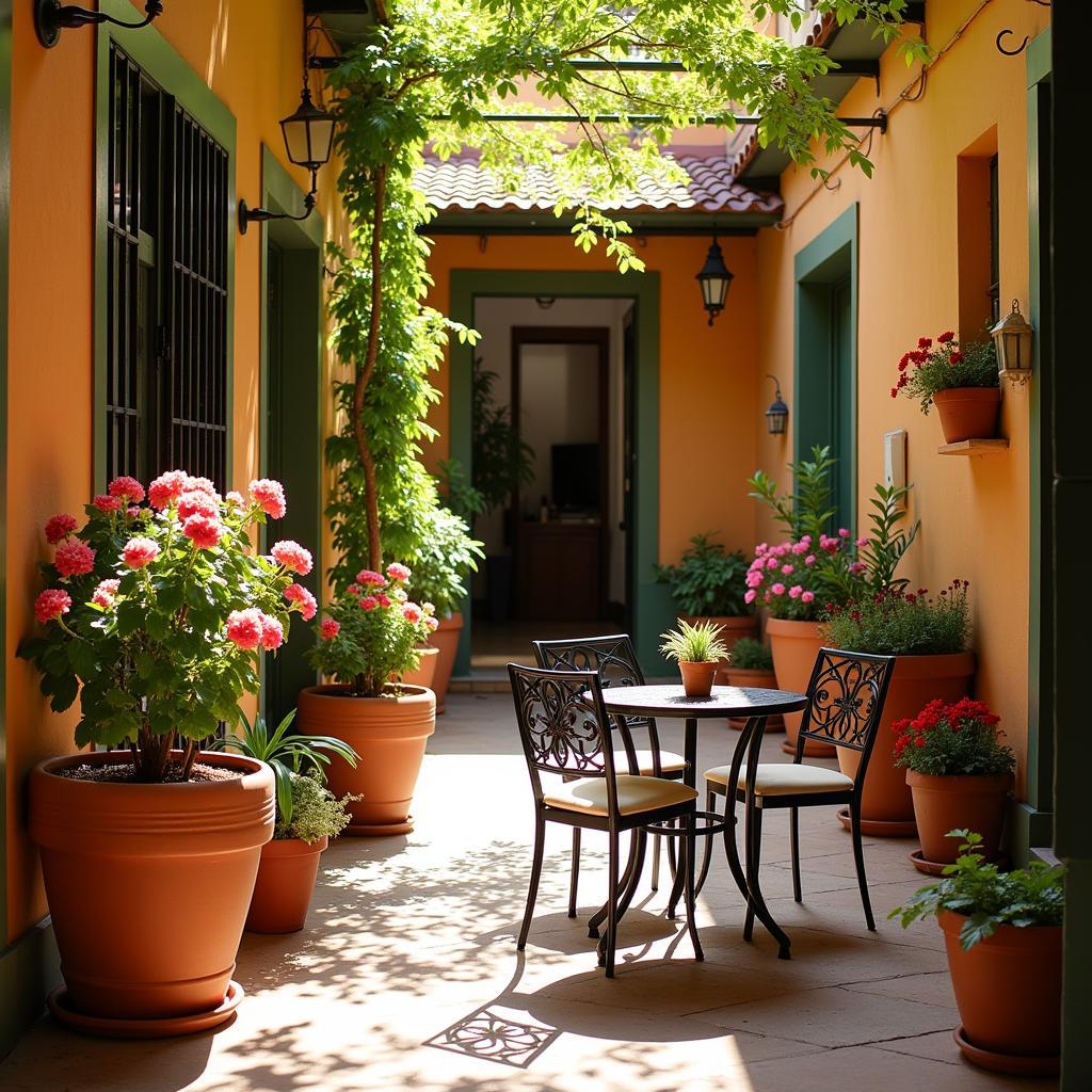 Cozy Spanish Courtyard Homestay