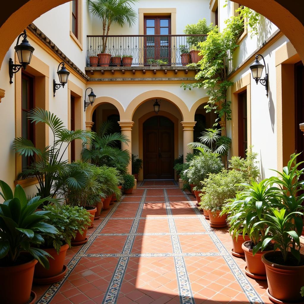 Spanish Courtyard Jucar Home